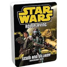 Star Wars RPG Adversary Deck Scum and Villany